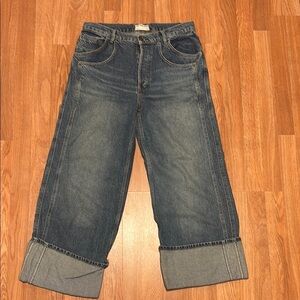 Free People- We the Free “Final Countdown” low rise cuffed boyfriend jeans